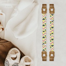 버클없는 스판벨트 어린이용 허리띠 기하학jin9+7VpN