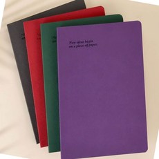 유선 양장노트 A5 색상랜덤 기록 학습 공부