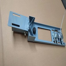 盛加電錘支架 底部方管 可定制 安裝雙電錘 間距可調, 1個, 盛加電錘支架專用電錘固定托架, 盛加電錘支架專用電錘固定托架