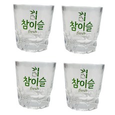 真露專用燒酒杯, 混合顏色, 4個