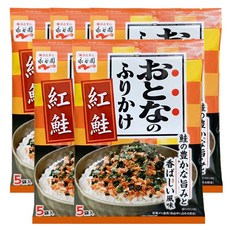 오토나노 후리가께 베니샤케 조미료 연어맛, 11.5g, 5개