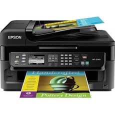 스캐너 복사기 및 팩스가 포함된 Epson WF2540 무선 컬러 프린터, Refurbished