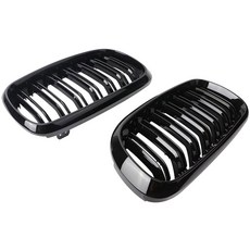 BMW X5 X6 F15 F16 블랙 키드니 그릴, 1세트, A타입