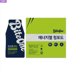 바이트원 에너지젤 청포도, 10개, 40g