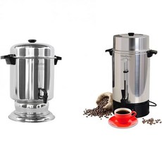 West Bend 웨스트벤드 13550 커피잔 상업용 광택 스테인리스 스틸 실버 아메리칸 메탈크래프트 DT3 드립 트레이 라운드, Coffee Maker + Coffee Urn 100-