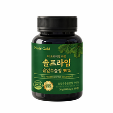 뉴트리골드 더 프리미엄 파인 솔프라임 솔잎 99%, 1개, 60정