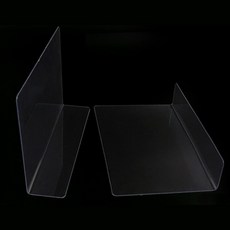 L형 투명 칸막이 20x12cm 1P 일반형 투명칸막이 플라스틱칸막이 마트진열칸막이