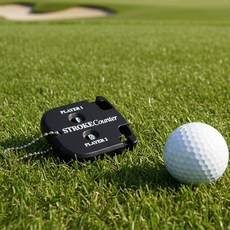 골프용품 타수계산기 스코어카운터, 1개, 미니사이즈 블랙 black