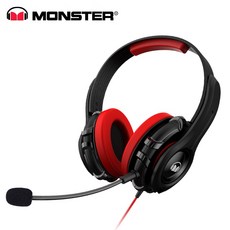 Monster Knight X300 頭戴式電競耳機 高靈敏度麥克風 精準音效定位 舒適頭戴設計