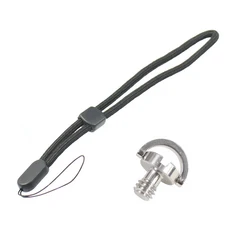 삼각대 1/4 인치-20 카메라 나사 D 링 핸들 퀵 릴리스 스테인레스 스틸 SLR 리그 플레이트 짐벌 모노 포드, 01 빠른  Mainland, 02 Iron Screw Strap