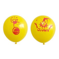 생일 파티 학예회 이벤트 할로윈 용품 서커스 풍선 매직 광대 라텍스 에어 글로브 카니발 장식 베이비 샤워 10 개/세트, 10pcs, 로즈 레드