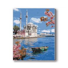 MANTO 台灣製造 DIY數字油畫 歐洲日本花海風景 初學者專用 可超取, 花見．土耳其, 1套