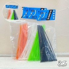 SW 케이블타이 200mm 50개 색상랜덤 다용도정리케이블타이 전선엉킴방지