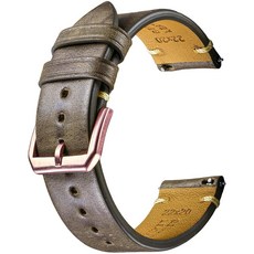 ECLATIS REZERO 퀵 릴리즈 시계 밴드 탑 그레인 스런 가죽 스트랩 이탈리아 송아지 밴드 교체용 18mm 19mm 20mm 21mm 22mm 23mm 24mm 남성