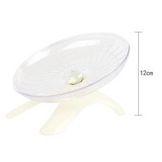 애완 동물 햄스터 비행 쏘서 운동 다람쥐 바퀴 마우스 러닝 디스크, 색상: 2. White