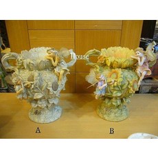 House傢飾 小提琴太陽花花仙子花瓶