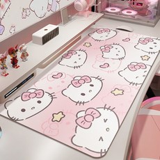헬로키티 Kitty PU 마우스 패드 40x80cm, 1개, D