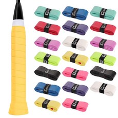 [ 796991 ] EPDPLAY 테니스 라켓 그립 테이프 20개 미끄럼 방지 및 땀 흡수 그립을 위한 배드민턴 오버그립 신축성 있는 벨벳처럼 편안한 보호 핸들 스웨트밴드, [ 796991 ] EPDPLAY 테니스 라켓 그립 테