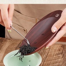 電子茶葉秤 智能數字充電茶則, 1個, 衚桃色簡約裝+茶撥