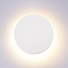 안트 LED 실내 실외 심플 원형 벽등 벽부등 전구색, VZ_화이트