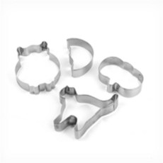 다미겨미 쿠키틀 4P 스테인리스빵틀