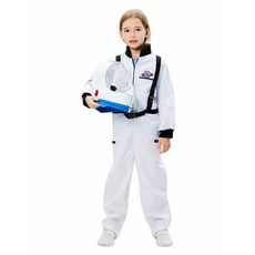 兒童太空人服裝套組, 宇航員白色L(125-135), 1個