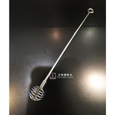 【TDTC 咖啡館】Tommy Boy 不銹鋼 粗線徑 蜂蜜攪拌棒 / 蜂蜜調棒 / 調蜜棒 / 金屬彈簧調棒, 1個