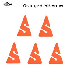 스쿠버 다이빙 범용 안전 동굴 라인 마커 화살표 신호 및 난파선 액세서리 3 개 5, 2) Orange 5PCS Arrow