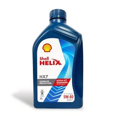Shell Helix HX7 全面保護機油 1L, 5w40, 1個