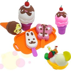 클레이 아이스크림 만들기 유아 점토놀이 키트, 1개