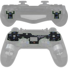 익스트림레이트 전체 촉각 클릭 키트 PS4 컨트롤러 어깨면 얼굴 버튼 D패드 맞춤형 플래시샷 정지 플렉스 케이블 CUHZCT2 JDM040050055 3043160, PS4 컨트롤러용 익스트림레이트 전체 촉각 클릭 키트, 1개