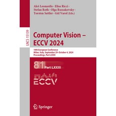 (영문도서) Computer Vision - Eccv 2024: 18th European Conference Milan Italy September... Paperback, Springer, English, 9783031730030