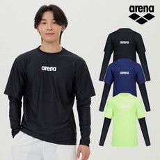 아레나 남성 뉴웨이브 릴렉스핏 래쉬가드 색상 택1 A4BM1RR45