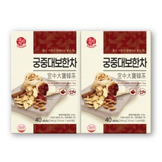 송원 우리차 허니 궁중 대보한차 40T x 2개, 17g, 40개입