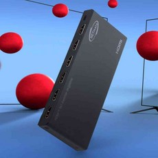 엠에스몰 4K 60Hz HDMI 5:1 선택기 리모컨 PTS12 영상스위치