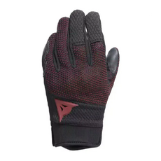 Dainese Torino 女版 透氣網布 防摔手套, 黑紅