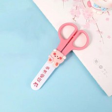 귀여운 만화 공예 가위 정밀 디테일 커터 종이 절단 스크랩북 가위에 이상적, 1개, 3. Pink-1pc
