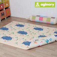 아기노리 프리미엄 놀이방매트(양면) 초대형(가로1400mm 세로2250mm 두께12mm), 자동차도로와링링알파벳(양면)