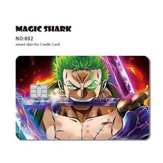 원피스 카드스킨 원피스굿즈 몽키D루피 에이스 롤로노아조로 보아핸콕 카드스티커, 802, Small Chip