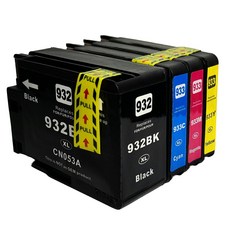 3 HP 932XL 933XL OfficeJet 6100 OfficeJet 7110 4 년 보증 휴렛 팩 카드 호환 잉크