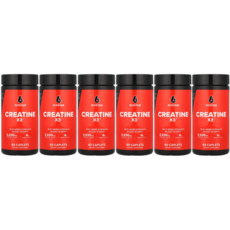 6개 SIXSTAR Creatine X3 Caplets 식스스타 크레아틴 X3 60정