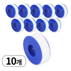 아티드로우 테프론 테이프 12MM X 10미터 내열성 고밀도, 10개