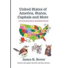 (英文圖書)United States of America States Capitals and More 精裝版, Average Dog Publishing, 英文