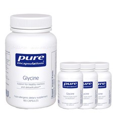 Pure Encapsulations 甘胺酸膠囊, 4個, 180 件