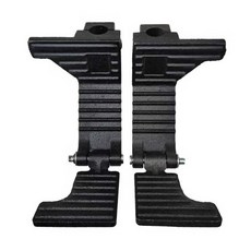 미니 굴삭기 페달 중장비 보행 주행 부품 지게차 크레인 페달 한쌍, 17-21mm 장착 구멍 좌우 쌍, 1개