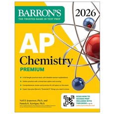 (영문도서) AP Chemistry Premium 2026: Prep Book with 6 Practice Tests + Comprehensive Rev... Paperback, Barrons Educational Services, English, 9781506296647