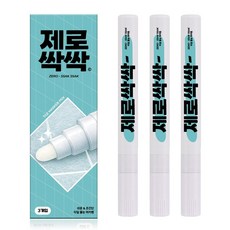제로싹싹 대용량 셀프시공 타일 줄눈 마커펜, 화이트, 3개