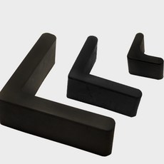 앵글발 고무 앵글받침, 30x30 앵글발 (4개), 1개