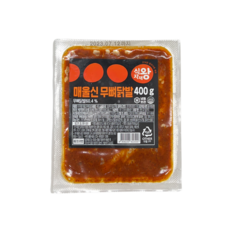 식자재왕 매울신 무뼈닭발 400g, 2개