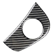 亮光3D真碳纖維 Carbon Fiber 真卡夢 鑰匙孔面板 貼片 適合 16-19 Crosstrek XV, 1個